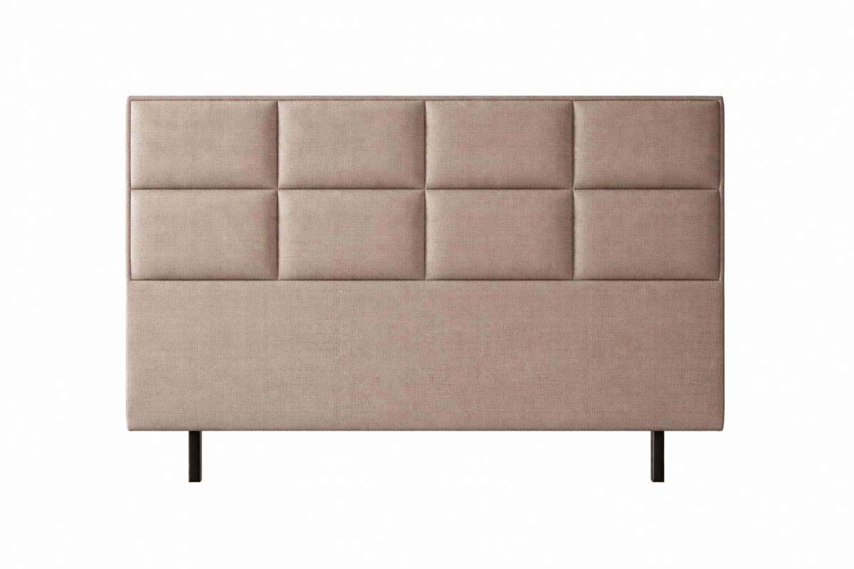 Elgen Sengegavl Dybt knapbetrukket Firkant