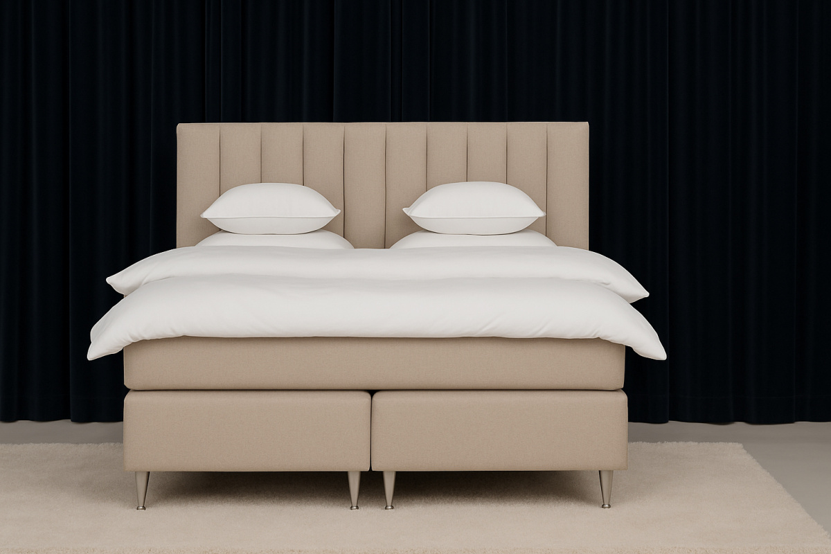 Elite Sängar Exklusive kontinentalsäng 180x200 cm Beige