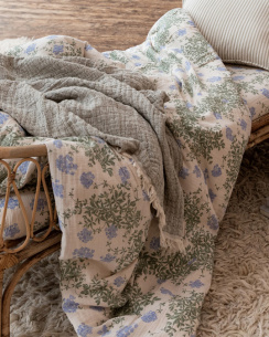 Garbo & Friends Påslakan Muslin Plumbago 150x210 cm