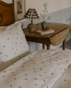 Garbo & Friends Påslakan Seersucker Poppy