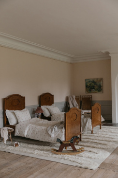 Garbo & Friends Pussilakana Seersucker Poppy 150x210 cm