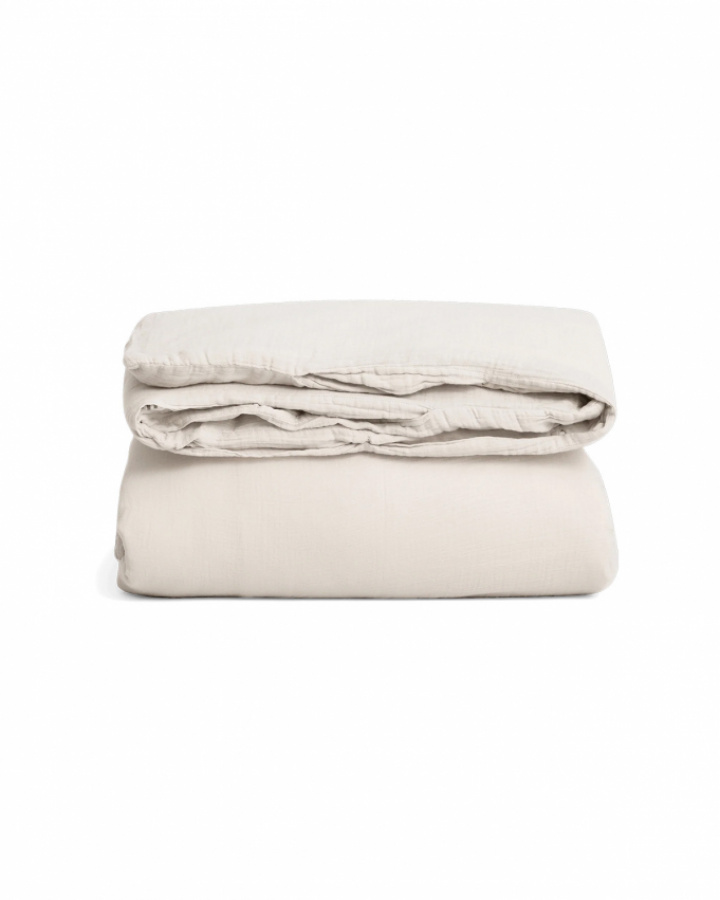 Garbo & Friends Påslakan Muslin Eggshell 150x210 cm