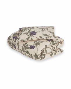 Garbo & Friends pussilakanasetti Musliini Junior Plum 100x130 cm