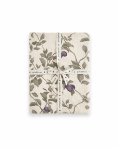 Garbo & Friends Fitted Sheet Muslin Plum 