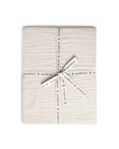 Garbo & Friends Fitted Sheet Muslin Eggshell 
