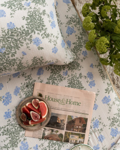Garbo & Friends Fitted Sheet Junior Muslin Plumbago 60x120 cm