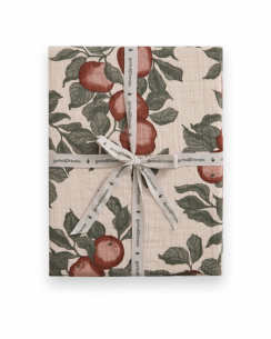 Garbo & Friends Fitted Sheet Junior Muslin Pomme 60x120 cm