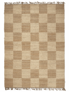 Classic Collection Tæppe Jute Squares Natural Jute