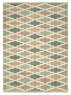 Classic Collection Matta Korsnäs Grön/Beige