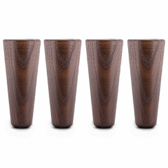 Hilding Sängben Rund Konad rökt Ask