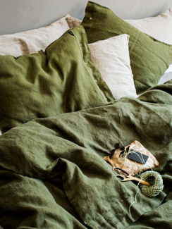 Lovely Linen Lovely Örngott Jeep Green