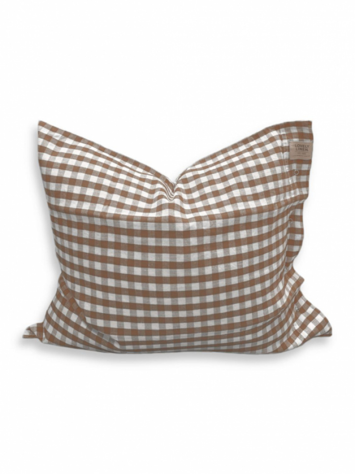 Lovely Linen Misty Örngott Square Almond