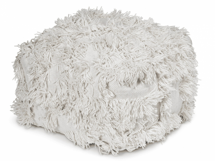 Classic Collection Rio Pouf Off White 55x55 cm ryhmässä Tarvikkeet / Puffit @ Sängvaruhuset Elgen (PO55RIOW)