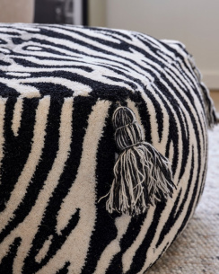 Classic collection Puff Zebra 55x55 cm