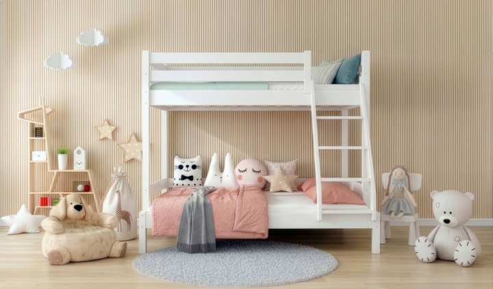 Winga Noelle Familjesäng 140x200 cm i gruppen Sängar / Våningssängar & Barnsängar / Winga Barnsängar hos Sängvaruhuset Elgen (PP-0007-BIL01)