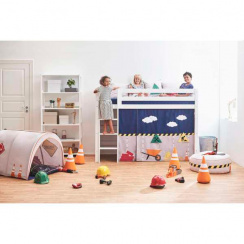 Hoppekids Eco Luxury Mellemhøj Seng med lige stige 90x200 cm