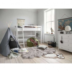 Hoppekids Eco Luxury Mellanhög Säng med lutande stege 90x200 cm