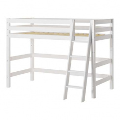 Hoppekids Eco Luxury keskikorkea sänky jossa vino tikkaat 90x200 cm