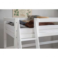Hoppekids Eco Luxury keskikorkea sänky jossa vino tikkaat 90x200 cm