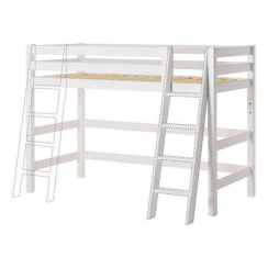 Hoppekids Eco Luxury keskikorkea sänky jossa vino tikkaat 90x200 cm