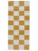 Classic Collection Gångatta Square Vit/Gul 80x200 cm