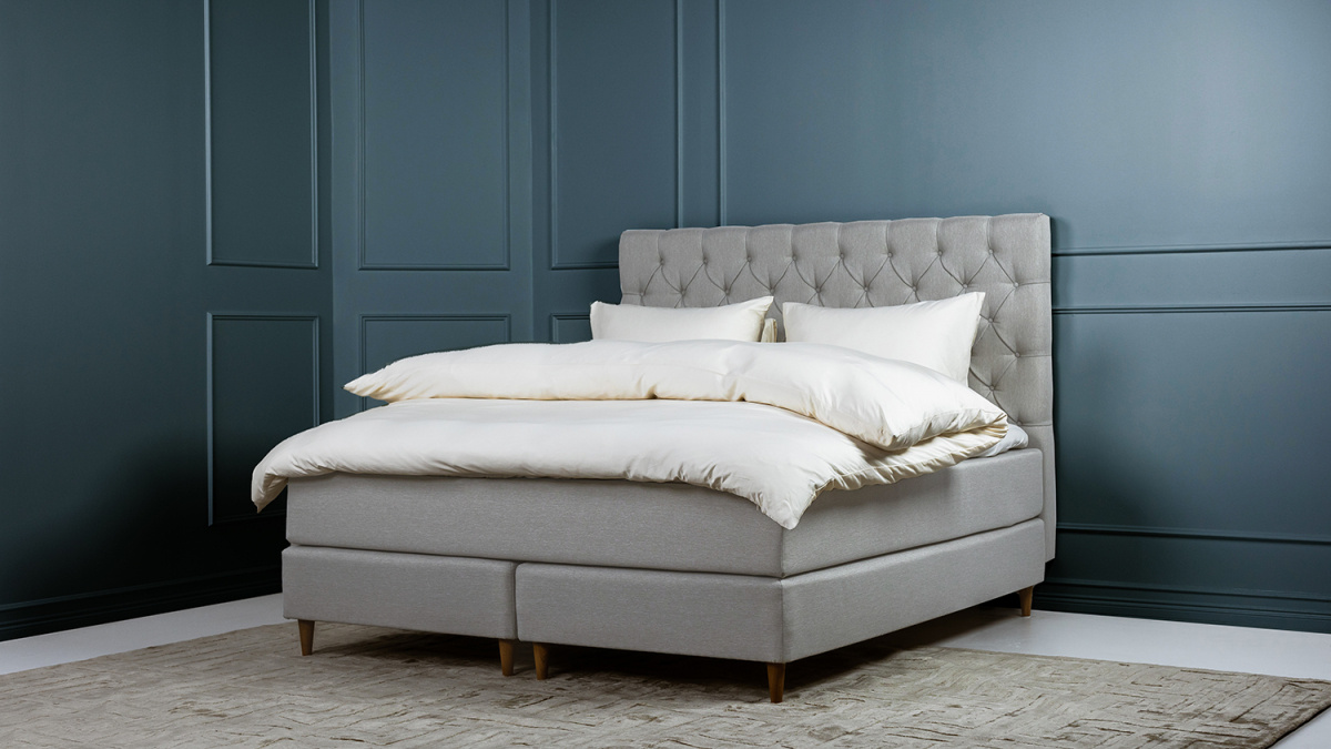 Winga Chess Kontinentalsäng Grå