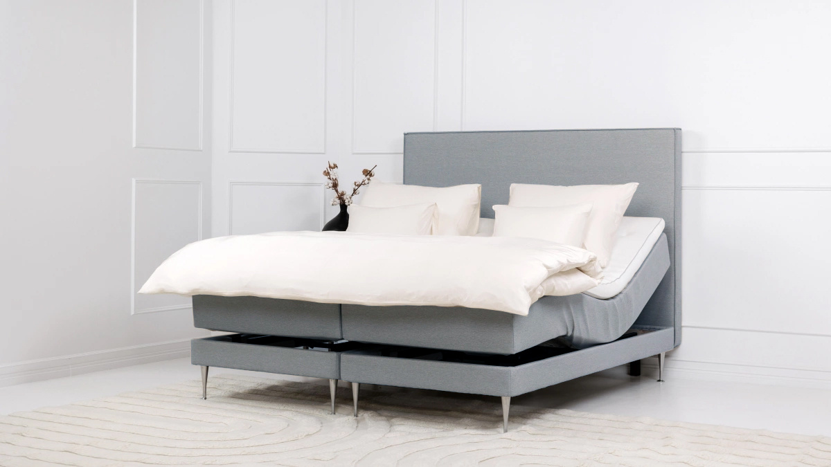 Winga Premium Ställbar Säng Grå 180