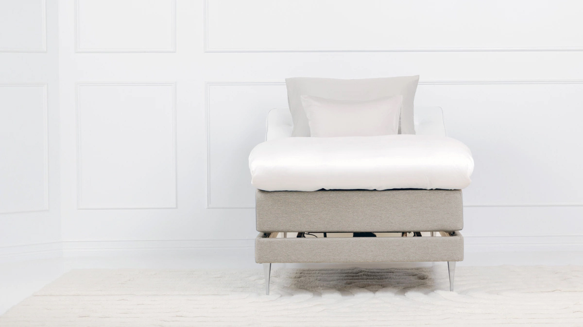 Winga Premium Ställbar Säng Beige 90