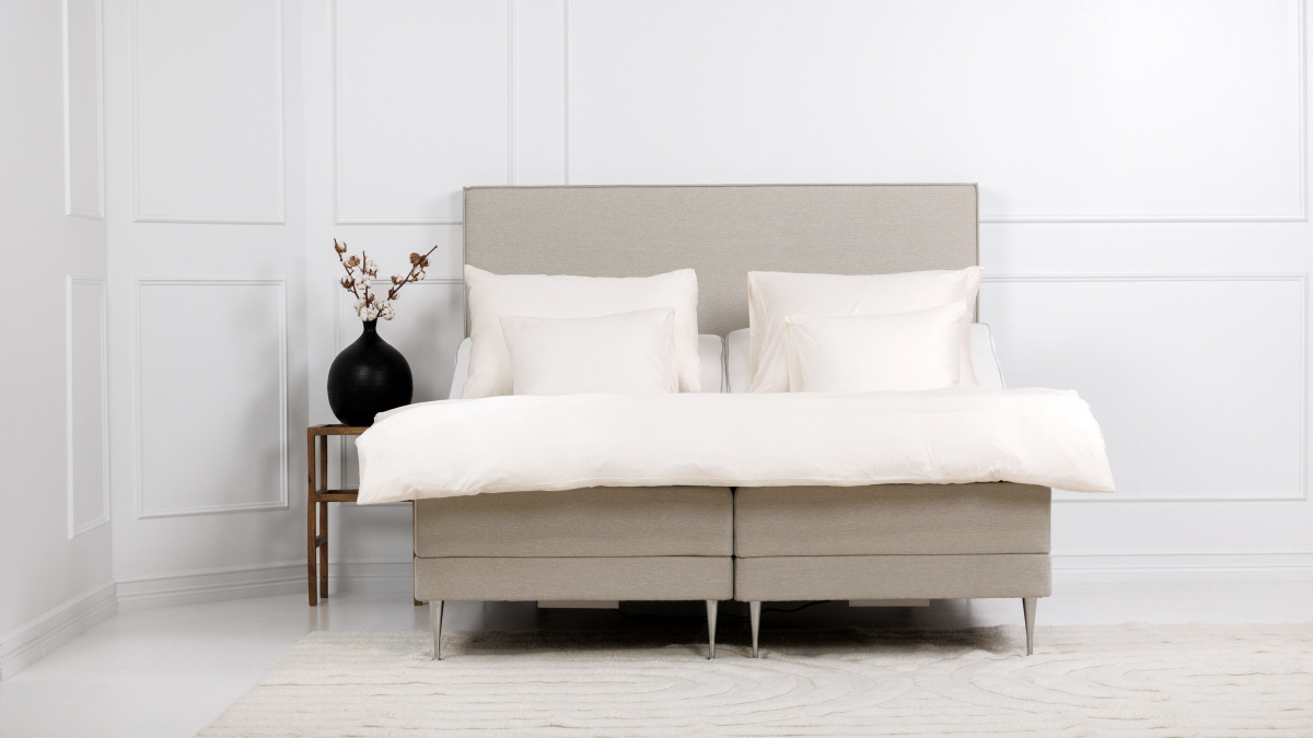 Winga Premium Ställbar Säng Beige 180