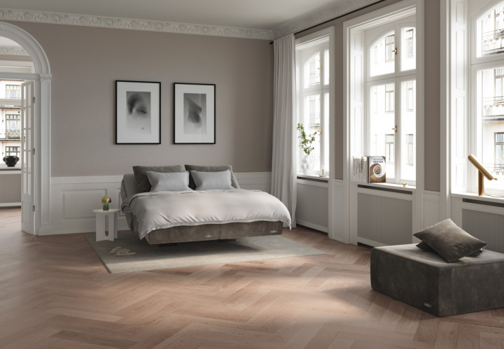 Carpe Diem Beds Vindö Ställbar Säng Luxury Light Grey 90x210 cm