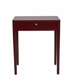 K.A ROOS Diplomat Sängbord Röd