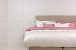 Elgen Hotel Beds Dynebetræk Rosa Satin