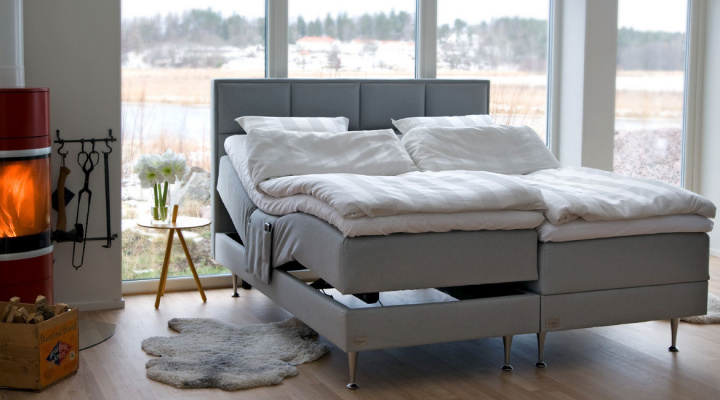 Elite Sängar Elevationsseng Exclusive Mörkgrå 105x200 cm i gruppen Senge / Senge 105 cm / Senge 105x200 cm hos Sängvaruhuset Elgen (sbexcl22_105x200fast01)